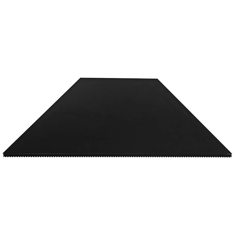 Image 3 Emmeline 46 1/2" Wide Black 3-Door Floating Corner TV Stand more views