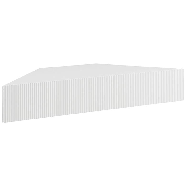 Image 2 Emmeline 46 1/2" Wide White 3-Door Floating Corner TV Stand