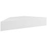 2_Emmeline 46 1/2" Wide White 3-Door Floating Corner TV Stand