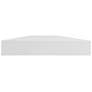 3_Emmeline 46 1/2" Wide White 3-Door Floating Corner TV Stand more views