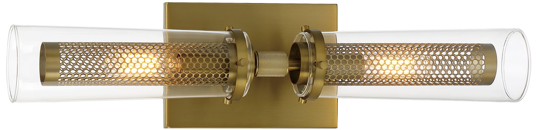 Emmerham 20 1/4" Wide Soft Brass Metal 2Light Bath Light 395K1