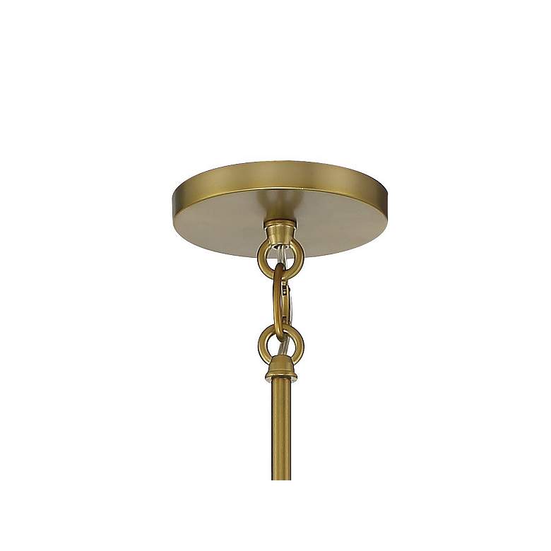 Image 3 Emmerham 26" Wide Soft Brass 5-Light Chandelier more views