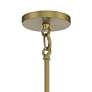 3_Emmerham 32" Wide Soft Brass 6-Light Chandelier more views