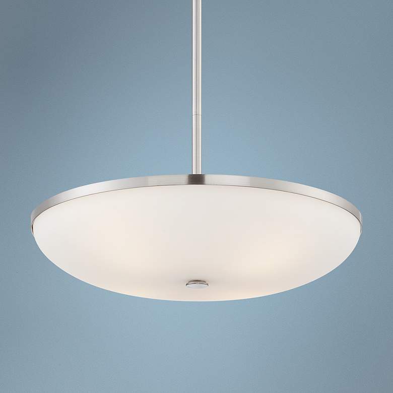 Image 1 Emmerson 18 1/2" Wide Brushed Nickel Pendant Light