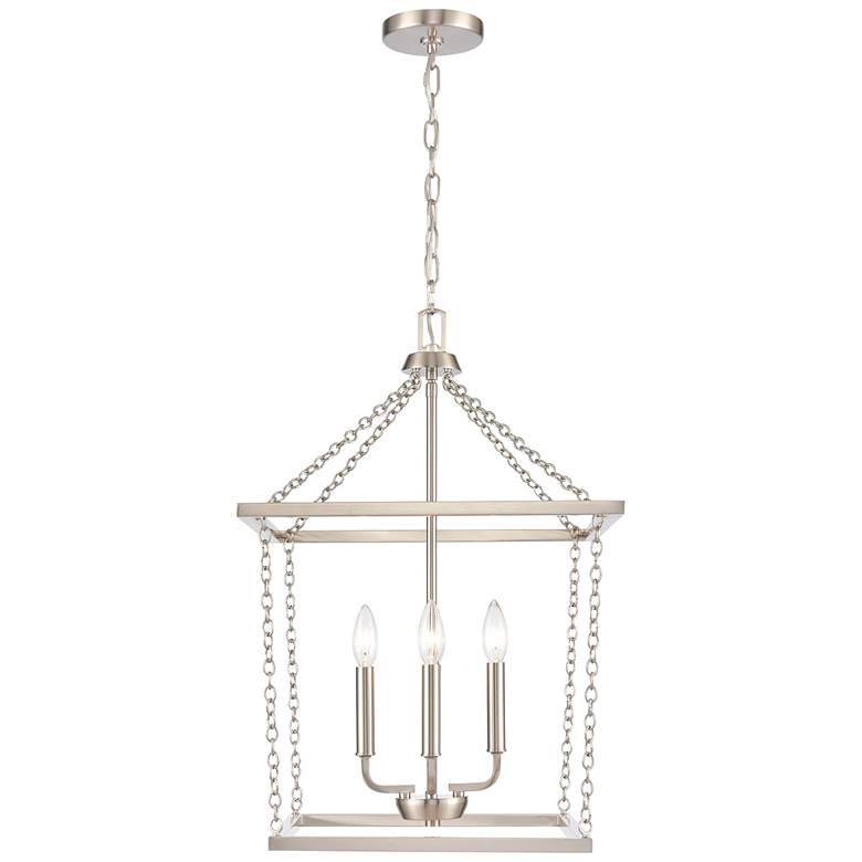 Image 1 Emmett 17" Wide 4-Light Pendant - Brushed Nickel