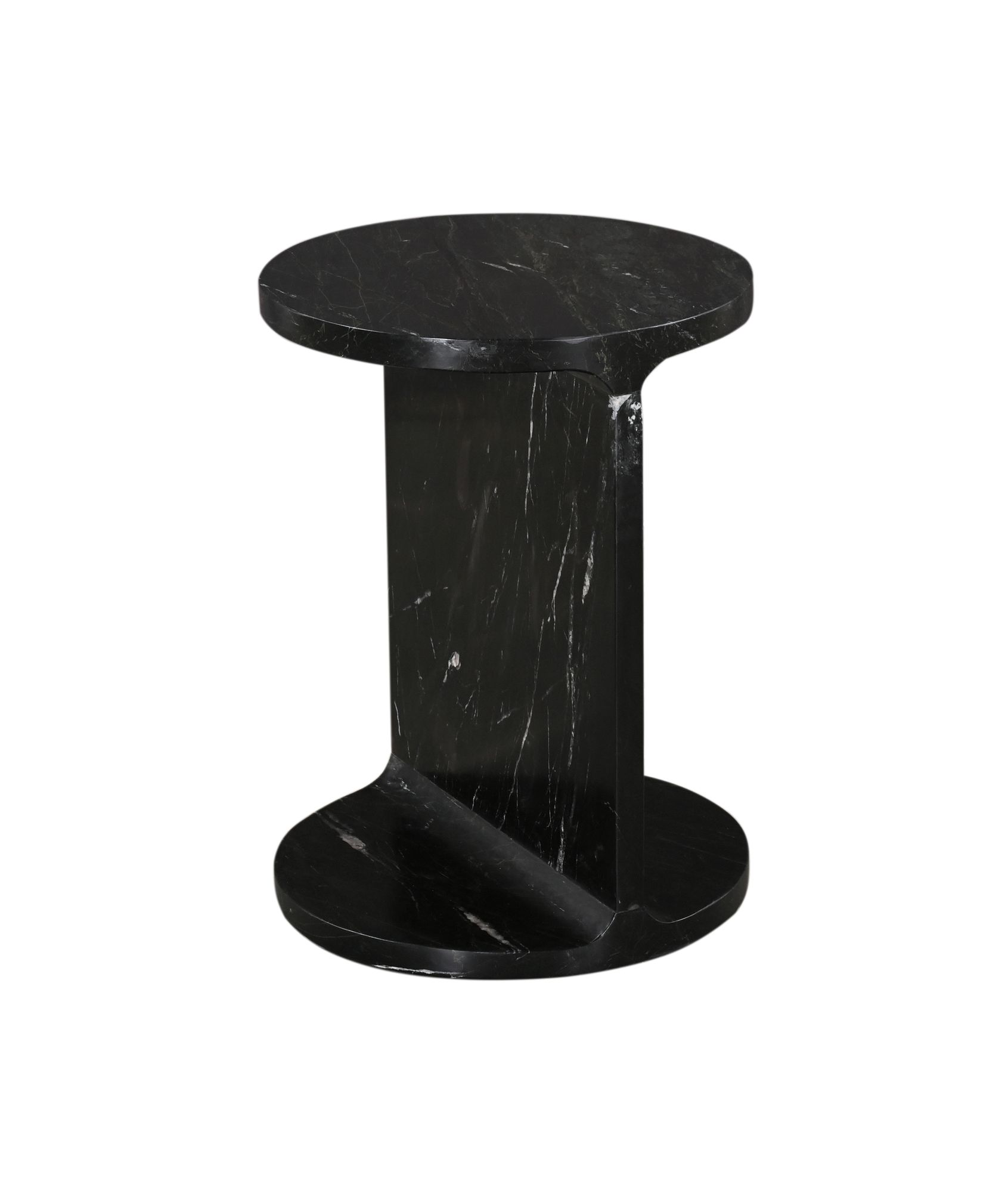 Image 2 Emmett 20" High Black Accent Table more views