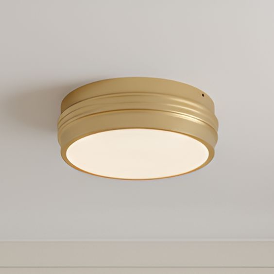 Thumbnail1 of Emmett 3-Light Brushed Gold Flush Mount