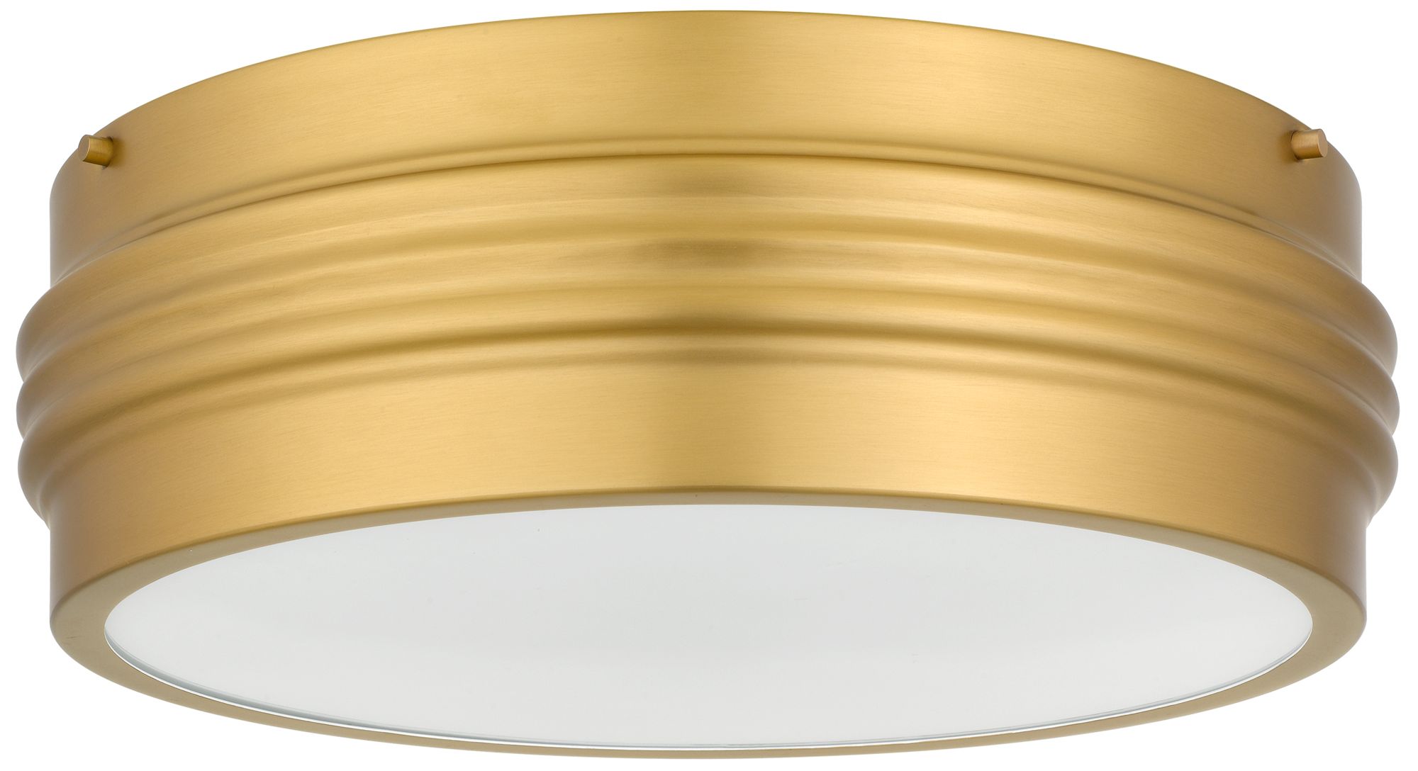 Thumbnail3 of Emmett 3-Light Brushed Gold Flush Mount more views