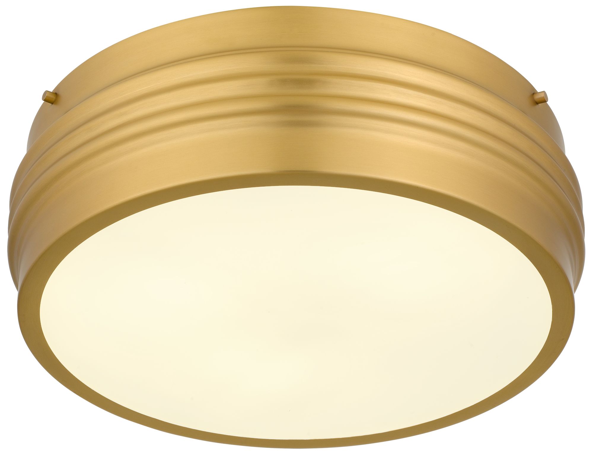 Emmett 3-Light Brushed Gold Flush Mount