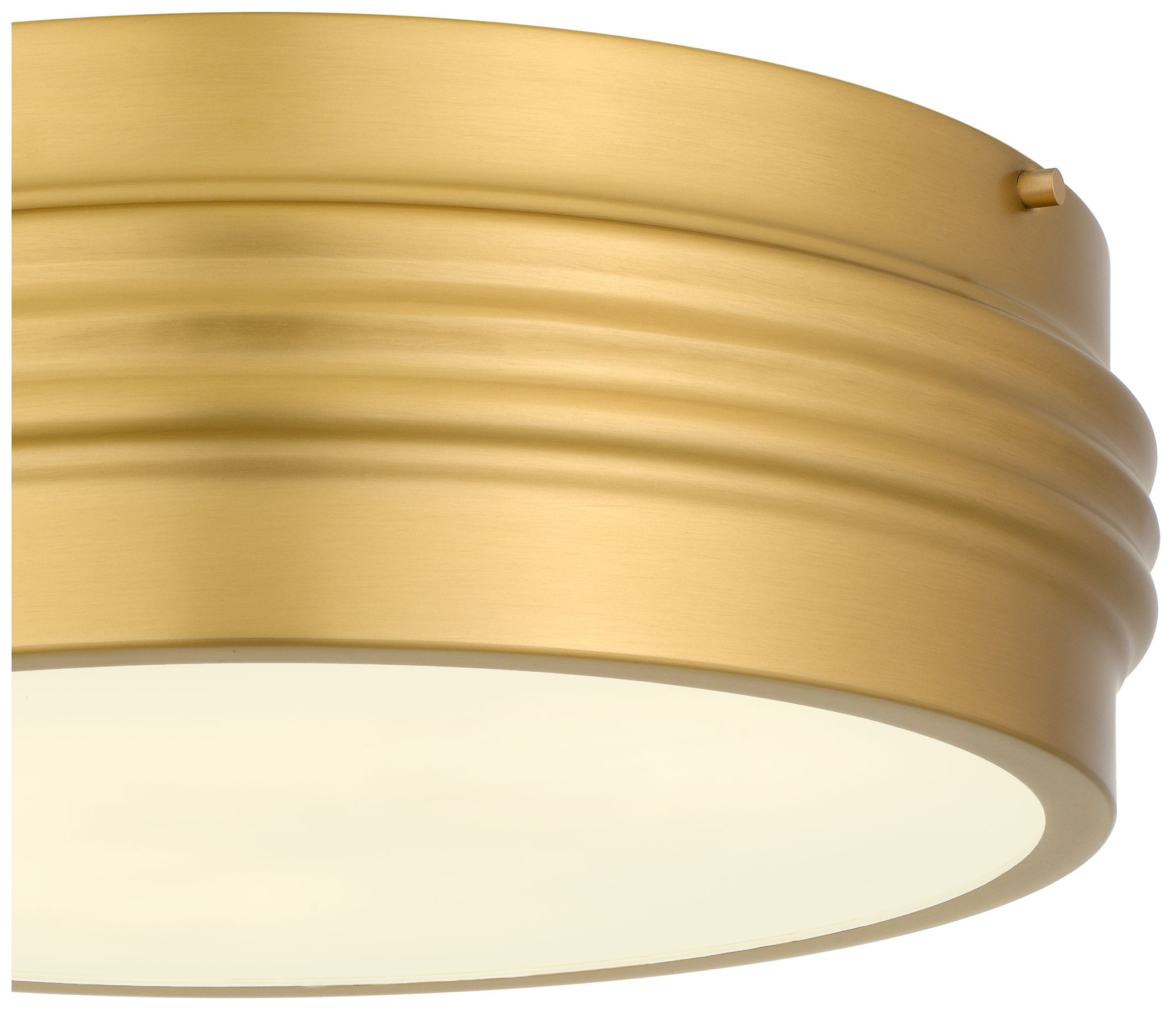 Emmett 3-Light Brushed Gold Flush Mount