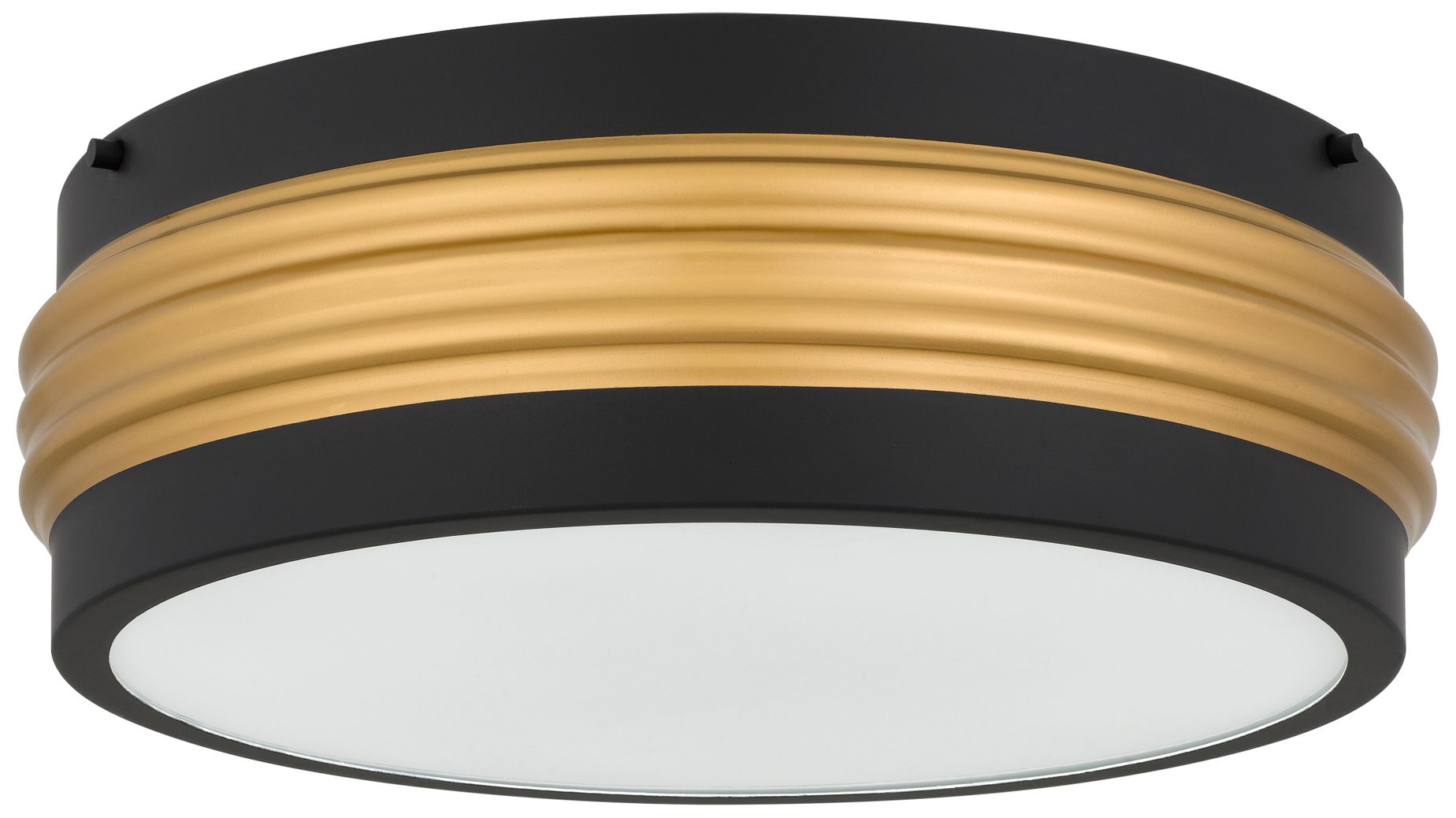 Image 3 Emmett 3-Light Matte Black Flush Mount more views
