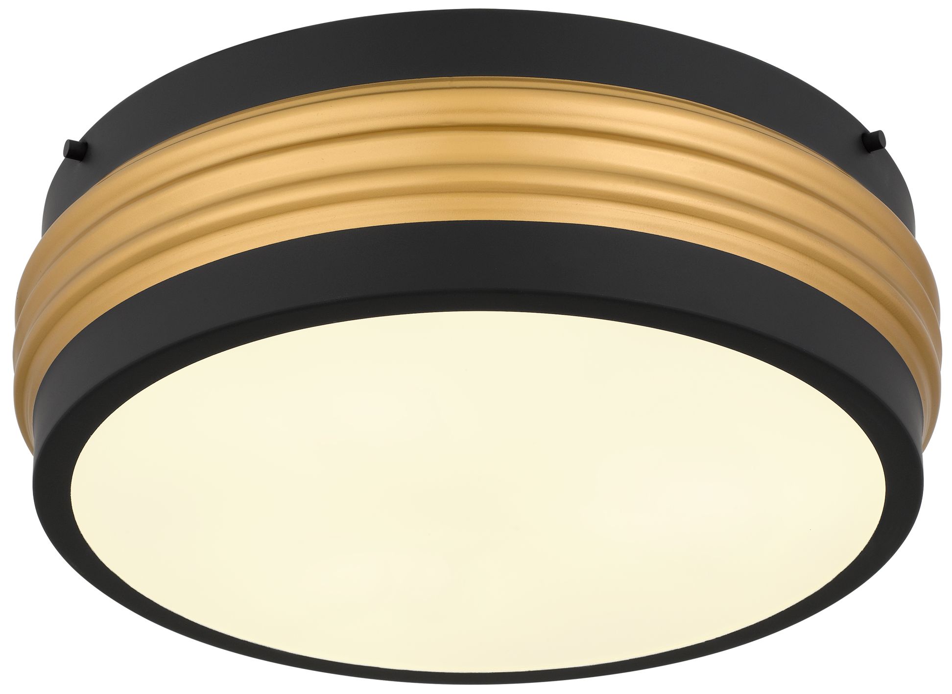 Image 5 Emmett 3-Light Matte Black Flush Mount more views