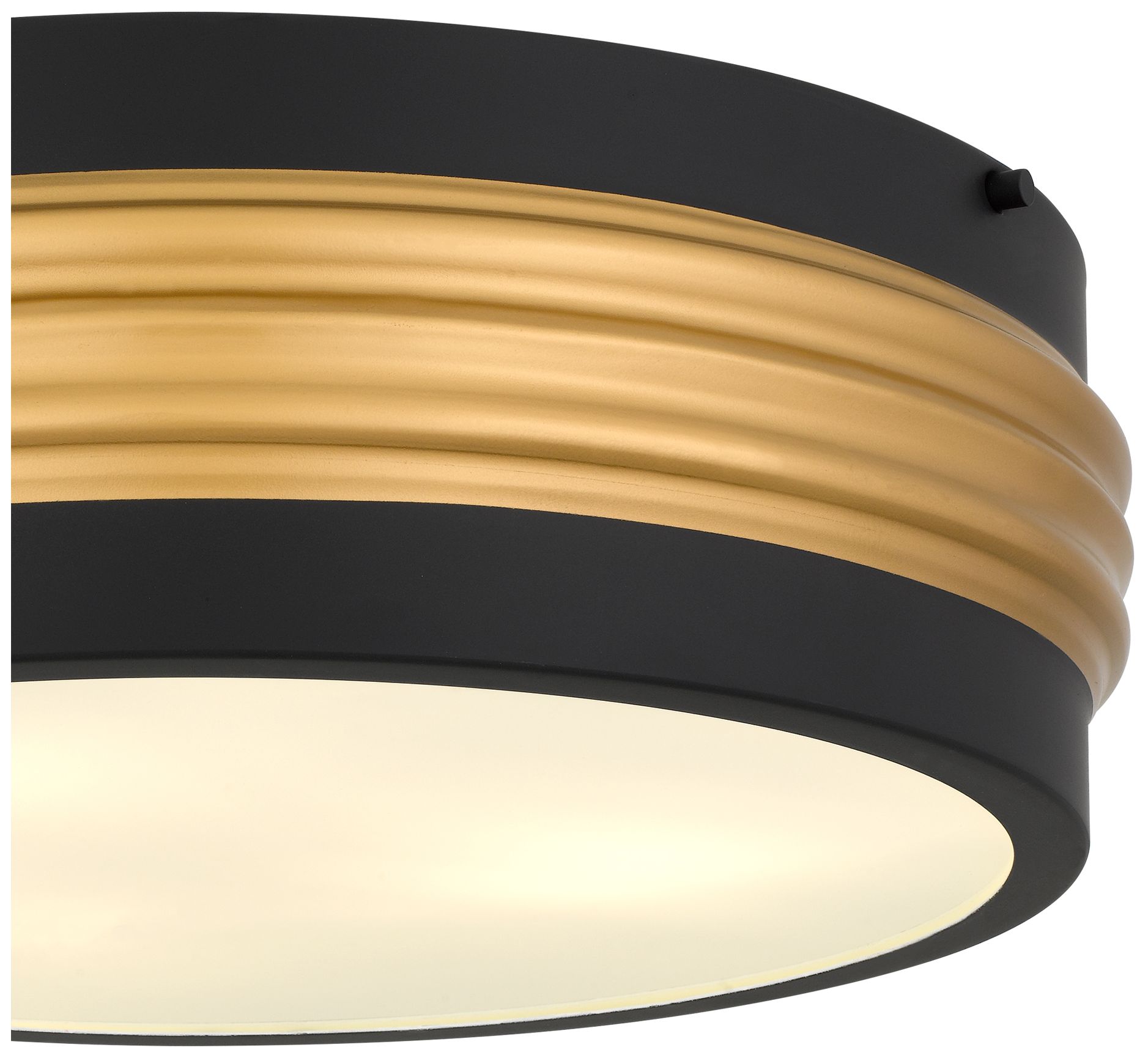 Image 6 Emmett 3-Light Matte Black Flush Mount more views