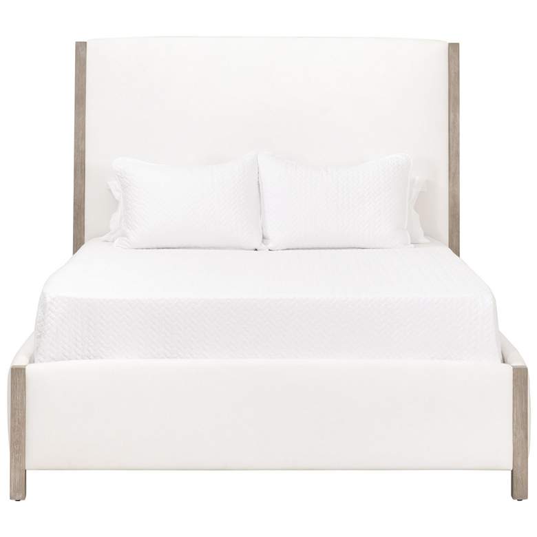 Image 1 Emmett Queen Bed, LiveSmart Peyton-Pearl, Natural Gray