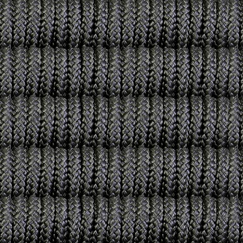 Image 6 Emory 19" Wide Charcoal Rope Round Garden Stool/End Table more views
