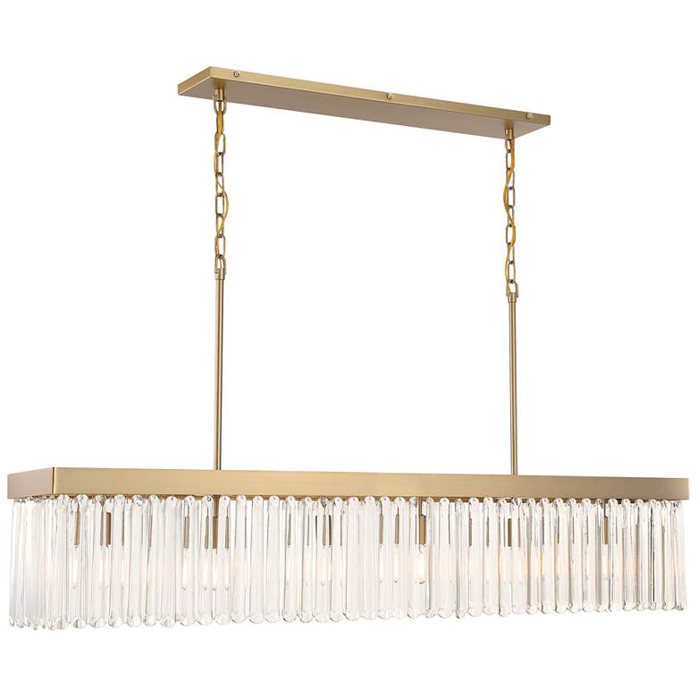 Image 5 Emory 6 Light Modern Gold Linear Chandelier more views