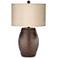 Emory Antique Copper Finish Table Lamp