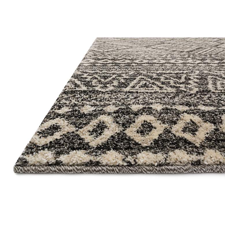 Image 3 Emory EB-08 5'3"x7'7" Graphite and Ivory Area Rug more views