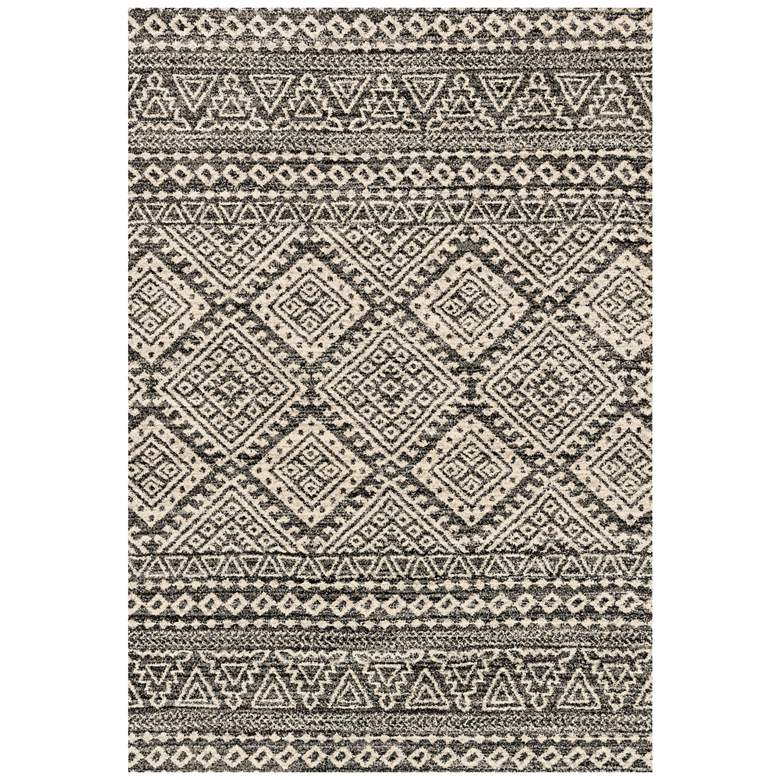 Image 4 Emory EB-08 5&#39;3 inchx7&#39;7 inch Graphite and Ivory Area Rug more views