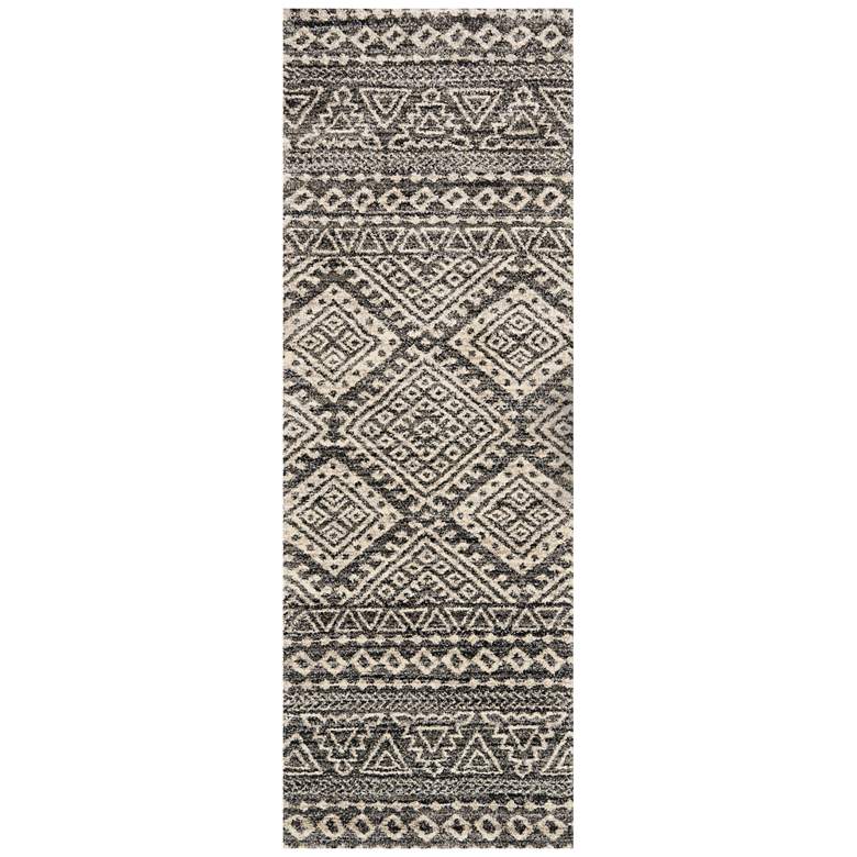 Image 5 Emory EB-08 5&#39;3 inchx7&#39;7 inch Graphite and Ivory Area Rug more views