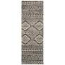 Emory EB-08 5&#39;3"x7&#39;7" Graphite and Ivory Area Rug in scene