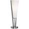 Emotions 19" High Satin Chrome Accent Table Lamp