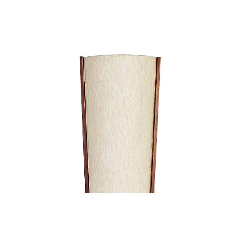 Image 2 Emotions 61 inch Bronze 2-Light Flax White Cone Shade Floor Lamp more views