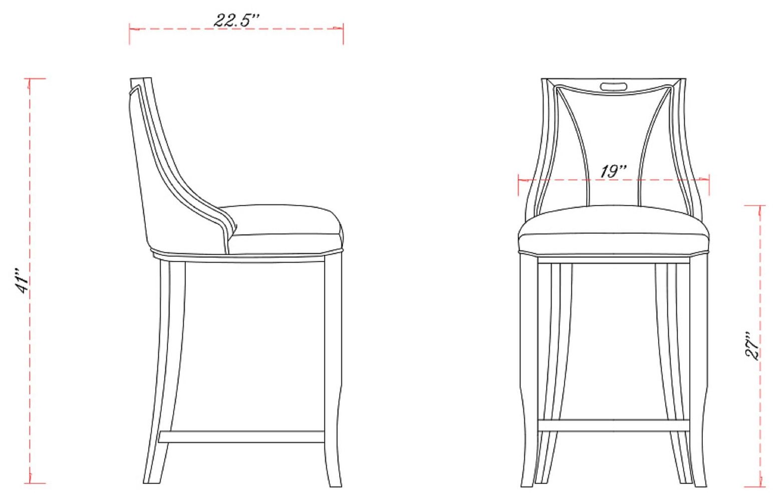 Image 3 Emperor Faux Leather Barstool in Light Grey more views