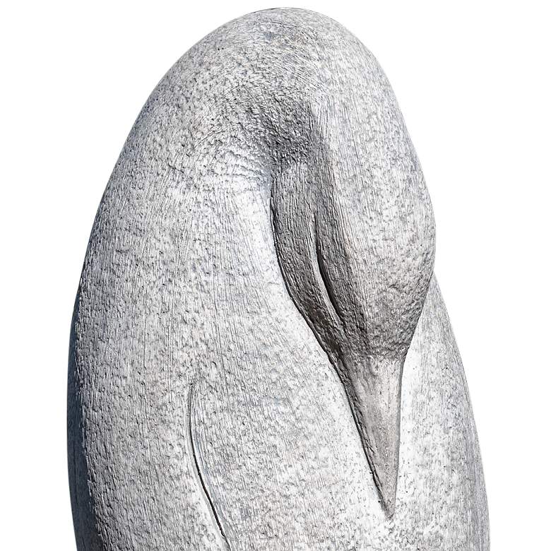 Image 2 Emperor Penguin 25 1/2" High Trevia Greystone Outdoor Statue more views