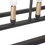3_Empher 30" Wide Black and Gold 5-Light Island Pendant Light more views