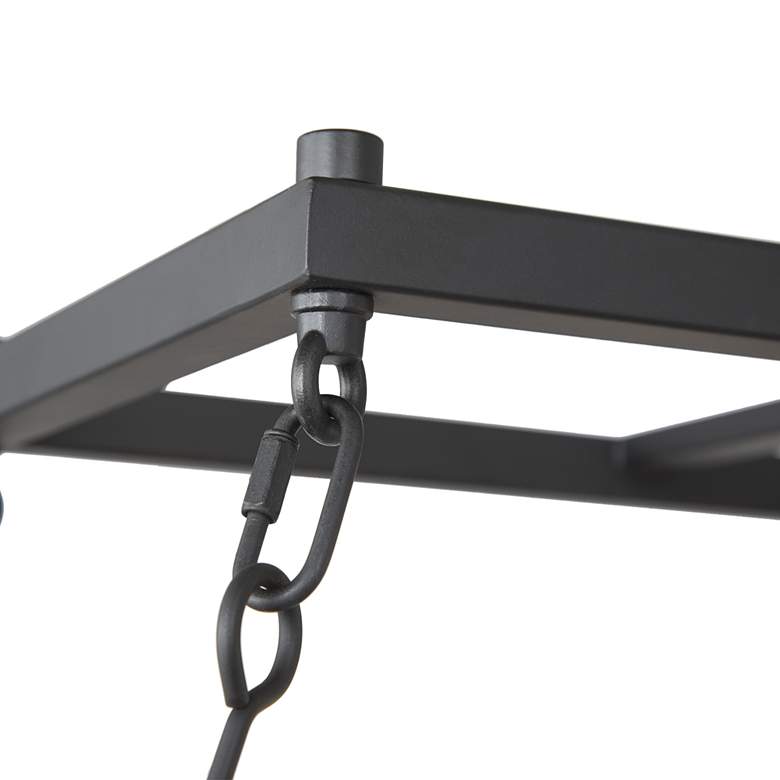 Image 4 Empher 30" Wide Black and Gold 5-Light Island Pendant Light more views