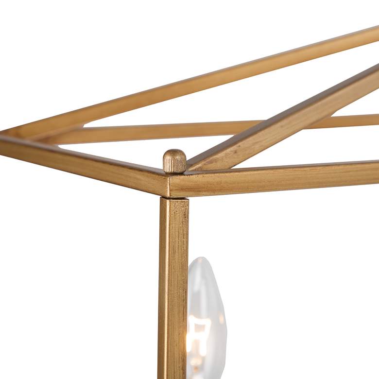 Image 4 Empher 30" Wide Gold Iron 5-Light Island Pendant Light more views