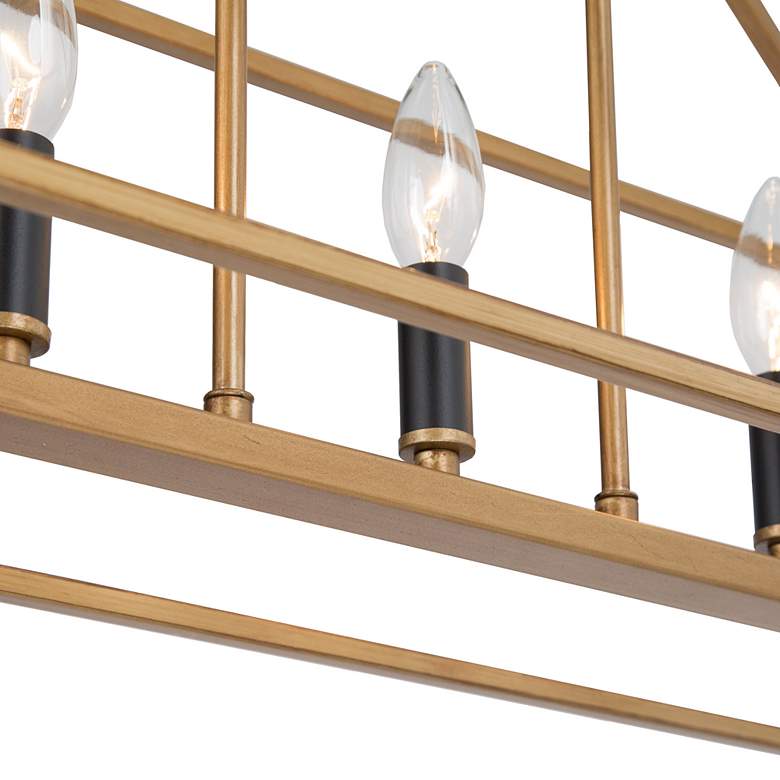Image 5 Empher 30" Wide Gold Iron 5-Light Island Pendant Light more views