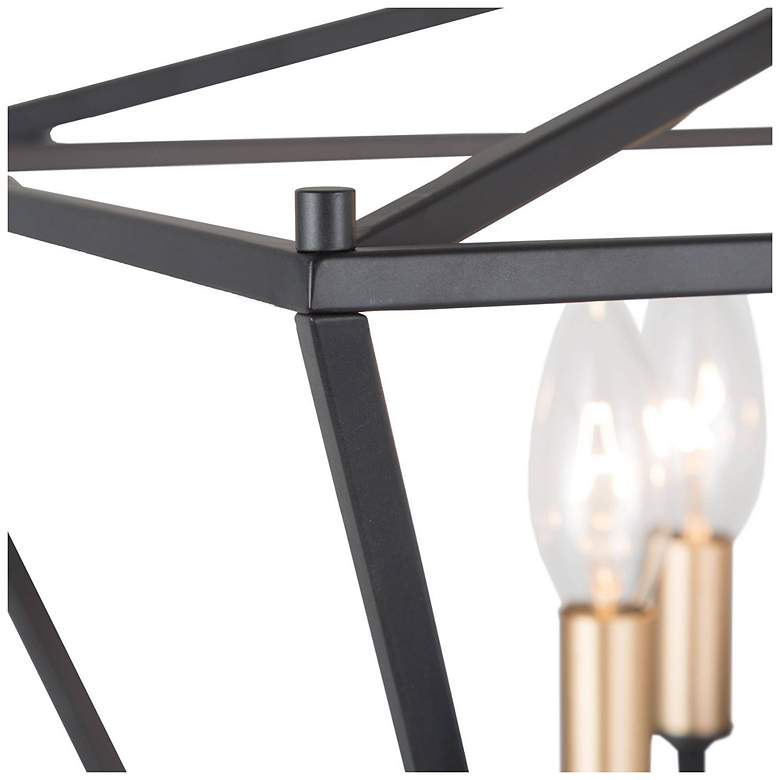 Image 3 Empher 6-Light Black Gold Island Chandelier more views