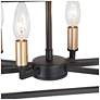 4_Empher 6-Light Black Gold Island Chandelier more views