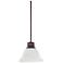 Empire; 1 Light; 7 in.; Mini Pendant with Hang Straight Canopy