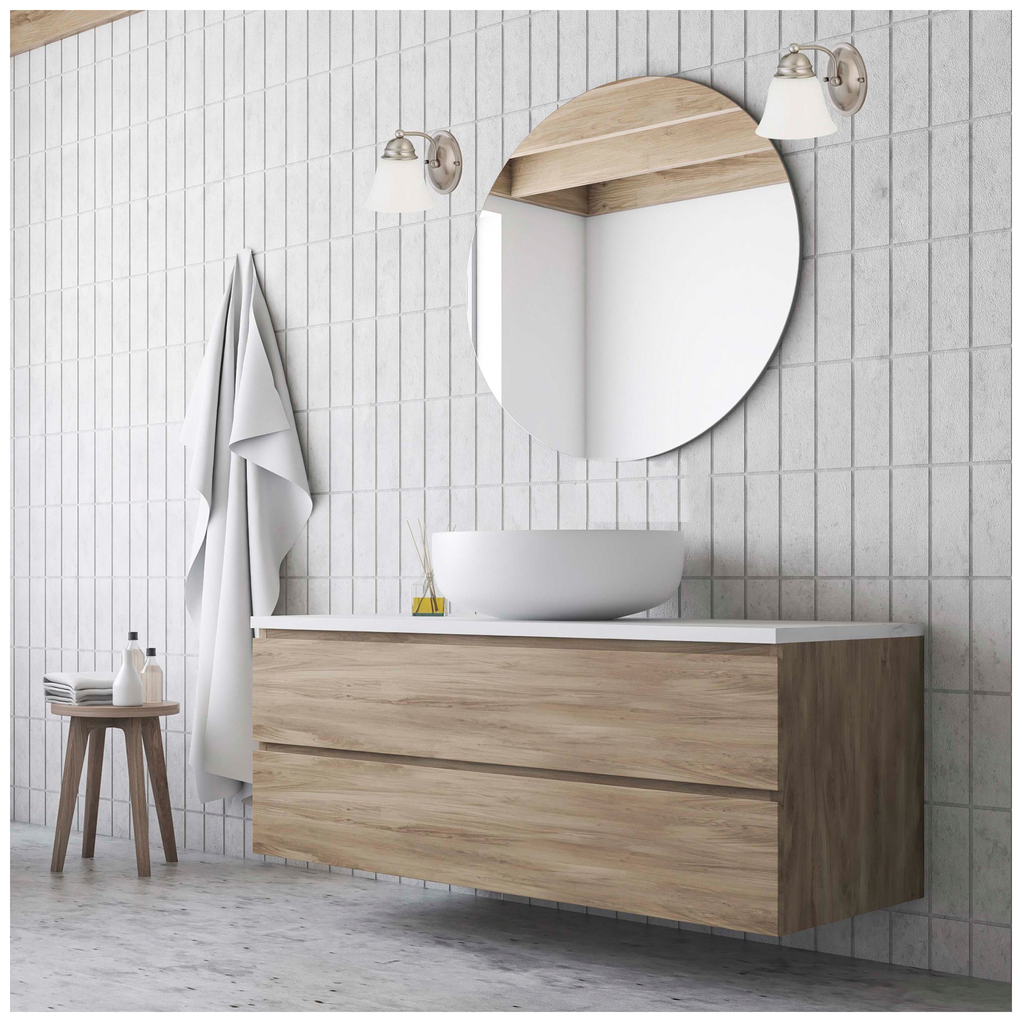 Image 2 Empire; 1 Light; 7 in.; Vanity with Frosted White Glass more views