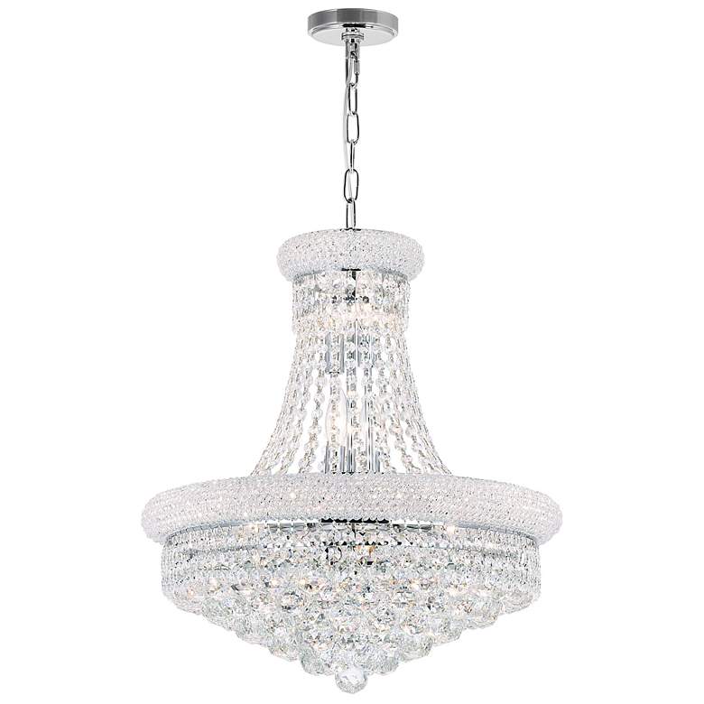 Image 1 Empire 14 Light Down Chandelier With Chrome Finish