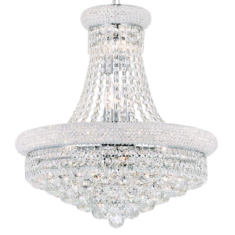 Image 2 Empire 14 Light Down Chandelier With Chrome Finish more views