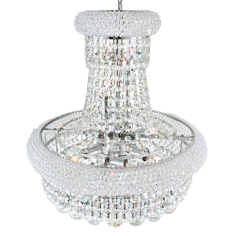 Image 3 Empire 14 Light Down Chandelier With Chrome Finish more views