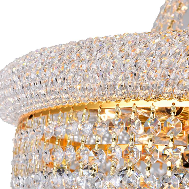 Image 4 Empire 14 Light Down Chandelier With Gold Finish more views