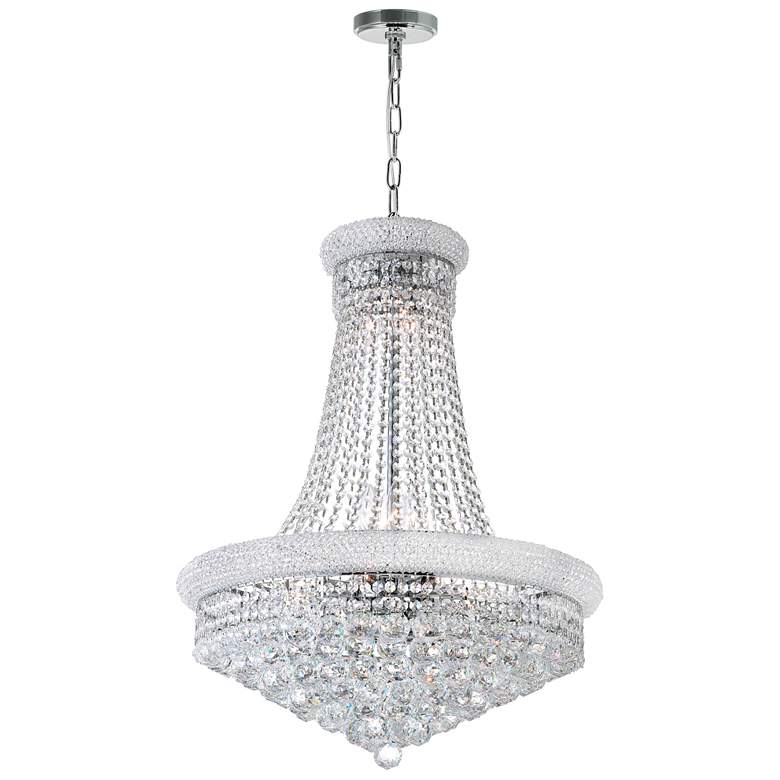 Image 1 Empire 17 Light Down Chandelier With Chrome Finish
