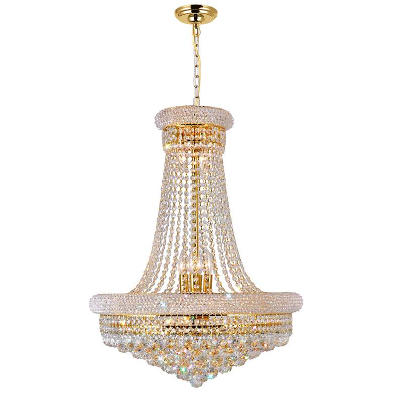 Image 1 Empire 17 Light Down Chandelier With Gold Finish