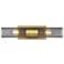 Empire 18.5" Wide 2 Light Brushed Brass Bath Light With Smoke Shade