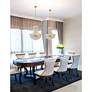 7_Empire 18" Wide Gold and Clear Crystal 8-Light Chandelier more views
