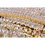 4_Empire 18" Wide Gold and Crystal 17-Light Chandelier more views