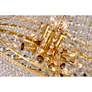 5_Empire 18" Wide Gold and Crystal 17-Light Chandelier more views