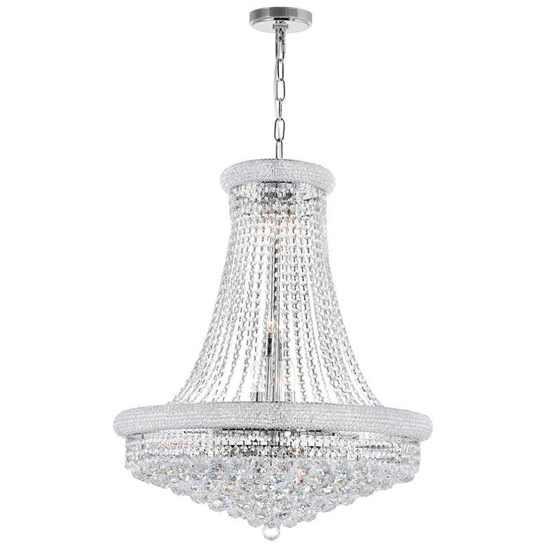 Image 1 Empire 18 Light Down Chandelier With Chrome Finish