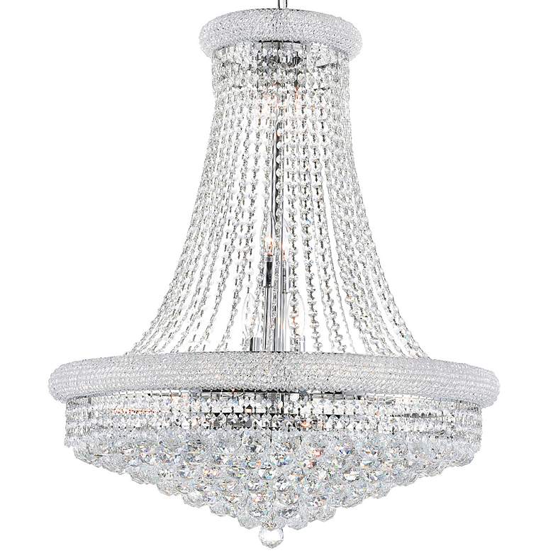 Image 2 Empire 18 Light Down Chandelier With Chrome Finish more views