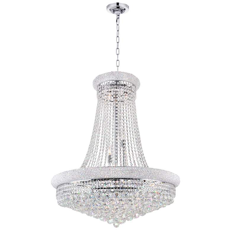 Image 1 Empire 19 Light Down Chandelier With Chrome Finish